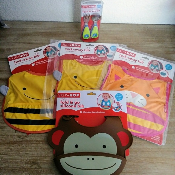 skip hop silicone bib